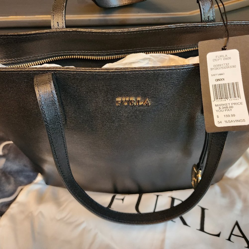 Furla Saffiano Onyx Bag